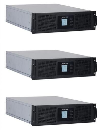 نمایشگر LCD سه فاز کابینت برق بدون وقفه UPS 10-40KVA با فاکتور قدرت 0.9